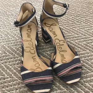 Sam Edelman Denim Heels